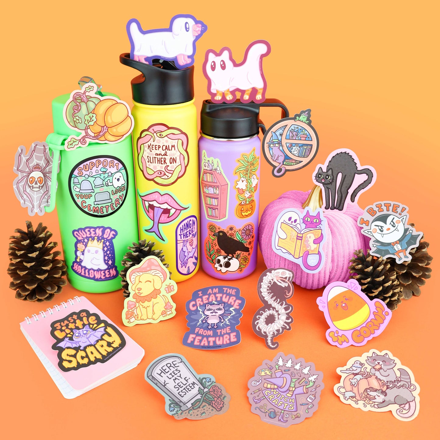 Witch Crafts, Halloween, Arts, Cute, Vinyl Sticker