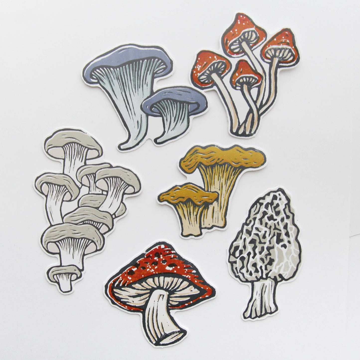 Indigo Milk Cap Mushroom Sticker