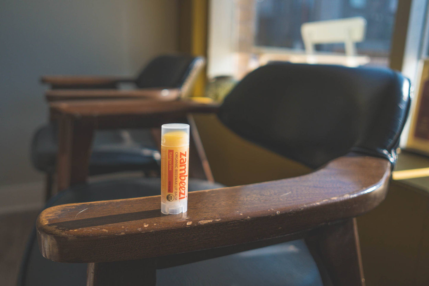 Tangerine Organic Beeswax Lip Balm