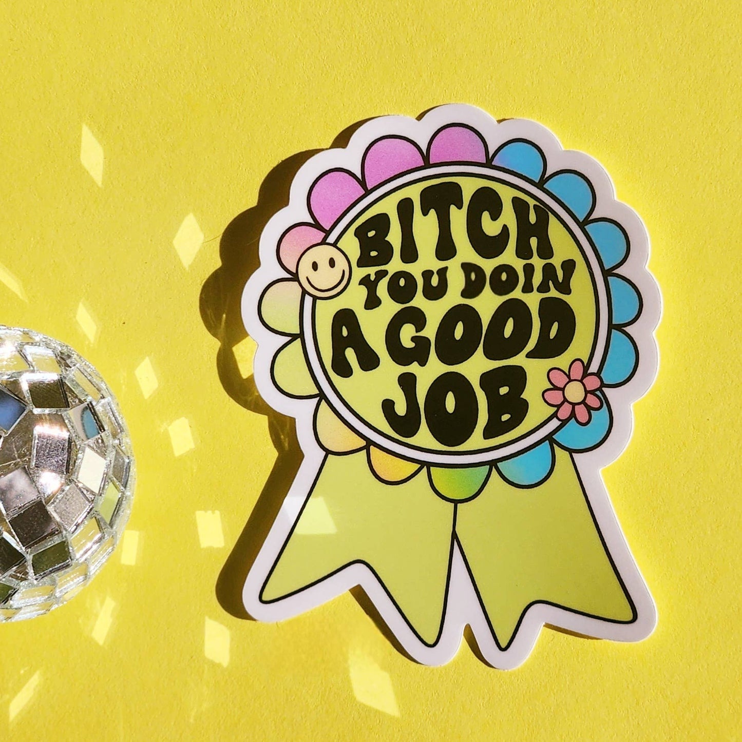 You doing a good job sticker hydroflask planner: White