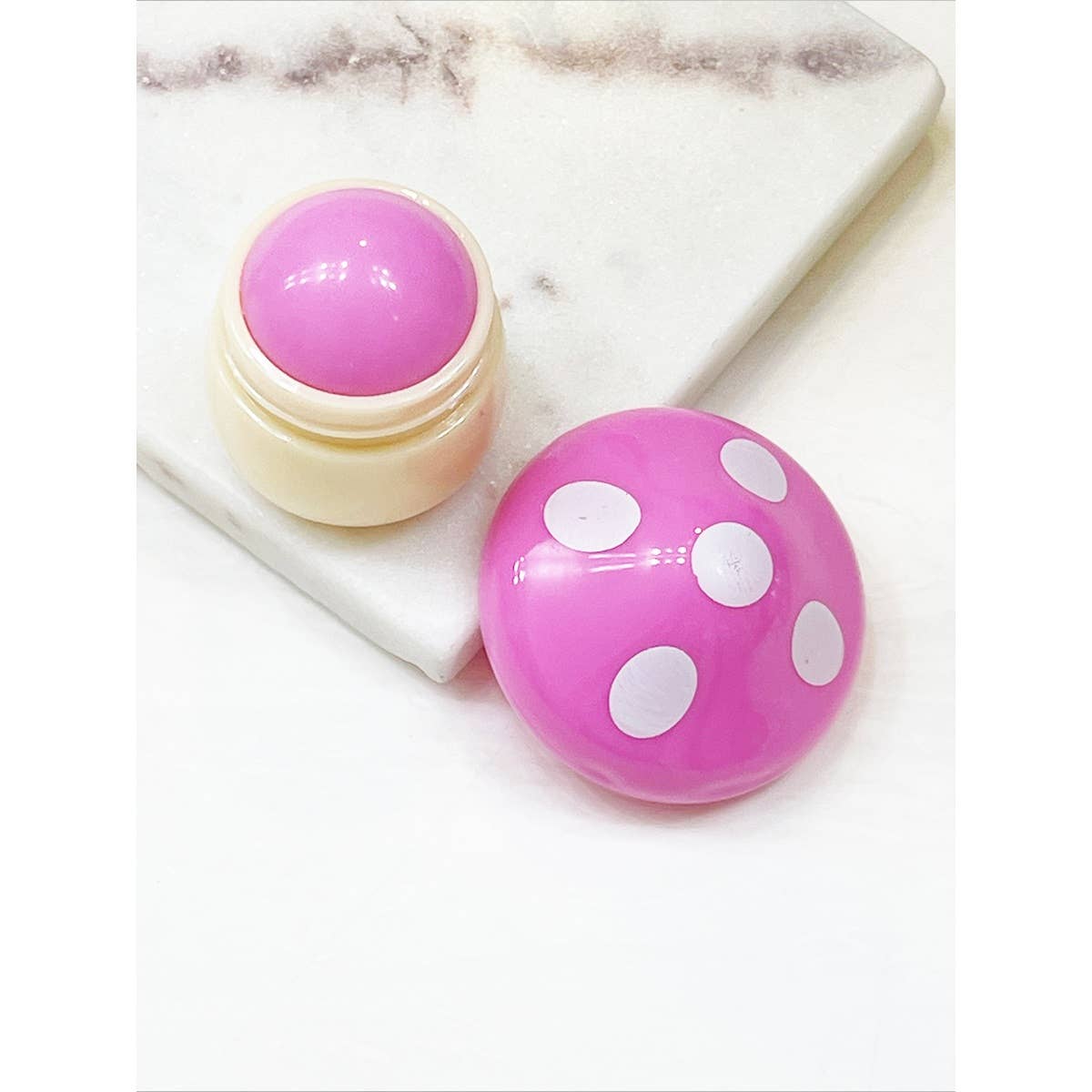 Cute Mushroom Lip Balm: MIX COLOR / ONE