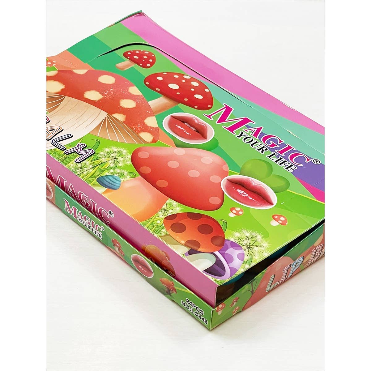 Cute Mushroom Lip Balm: MIX COLOR / ONE