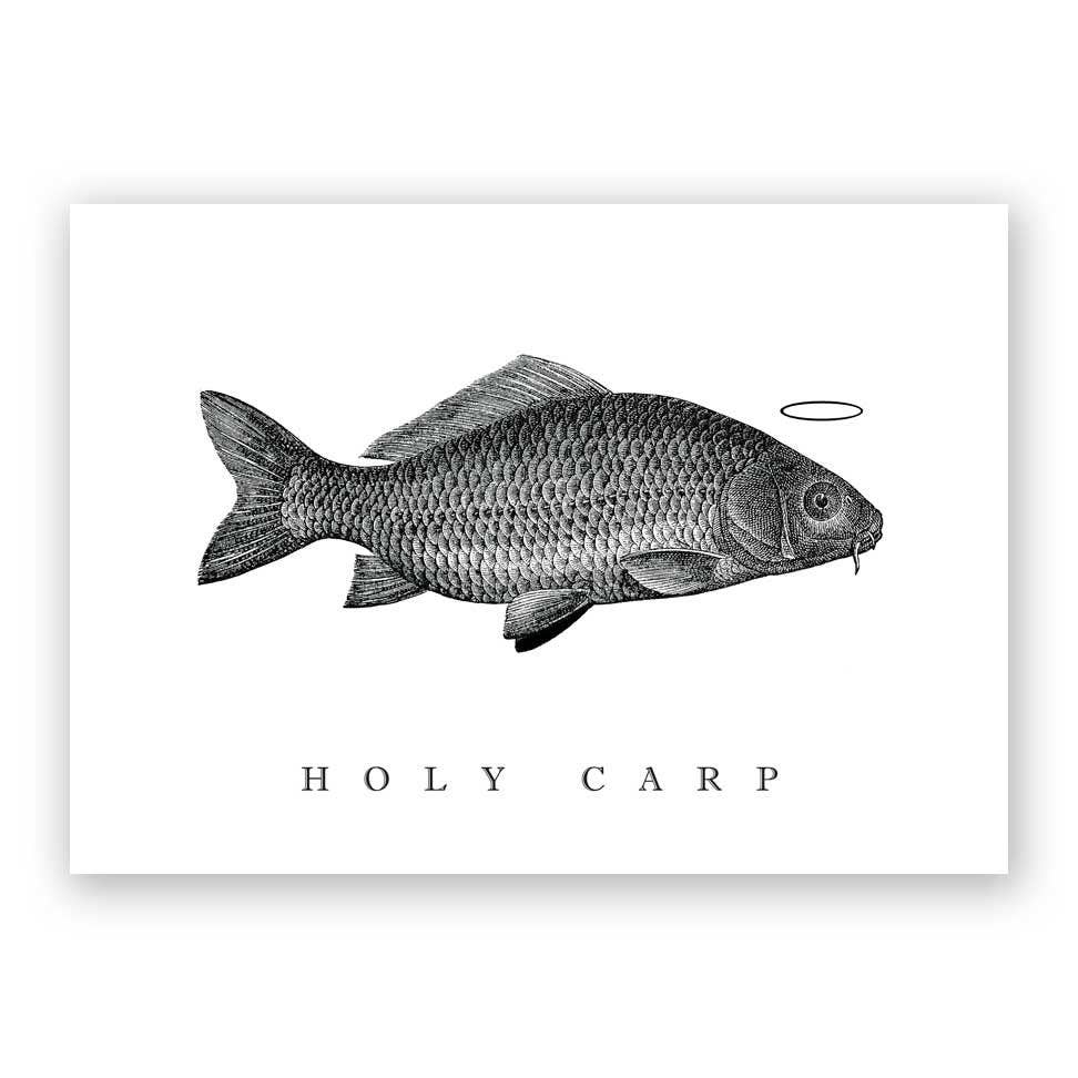 Holy Carp Greeting Card