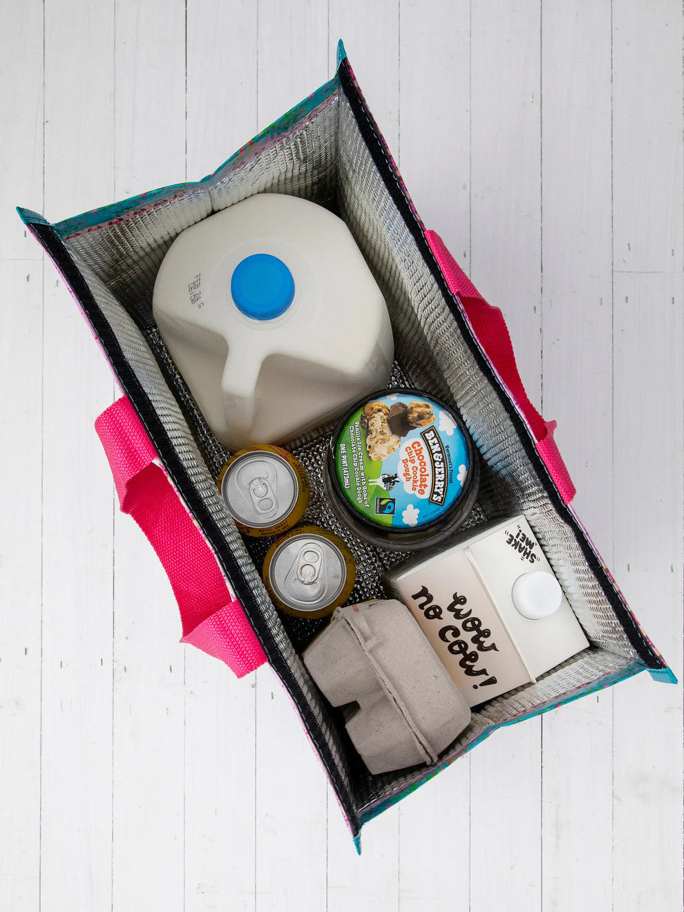 Insulated Cooler Tote- Floral