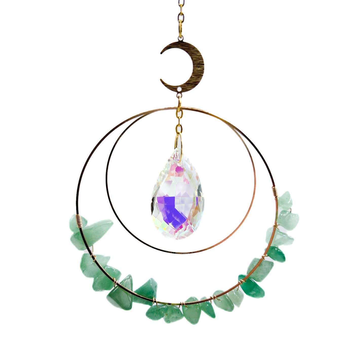 Chip Crystal Suncatcher: Amethyst