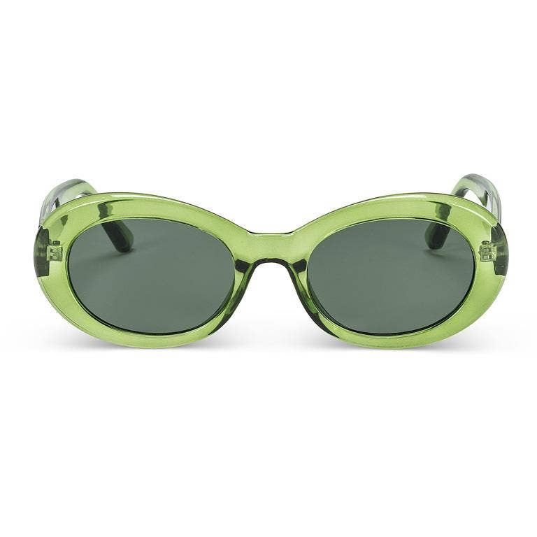 Oval Frame Sunglasses-3 Assorted-5.75"W