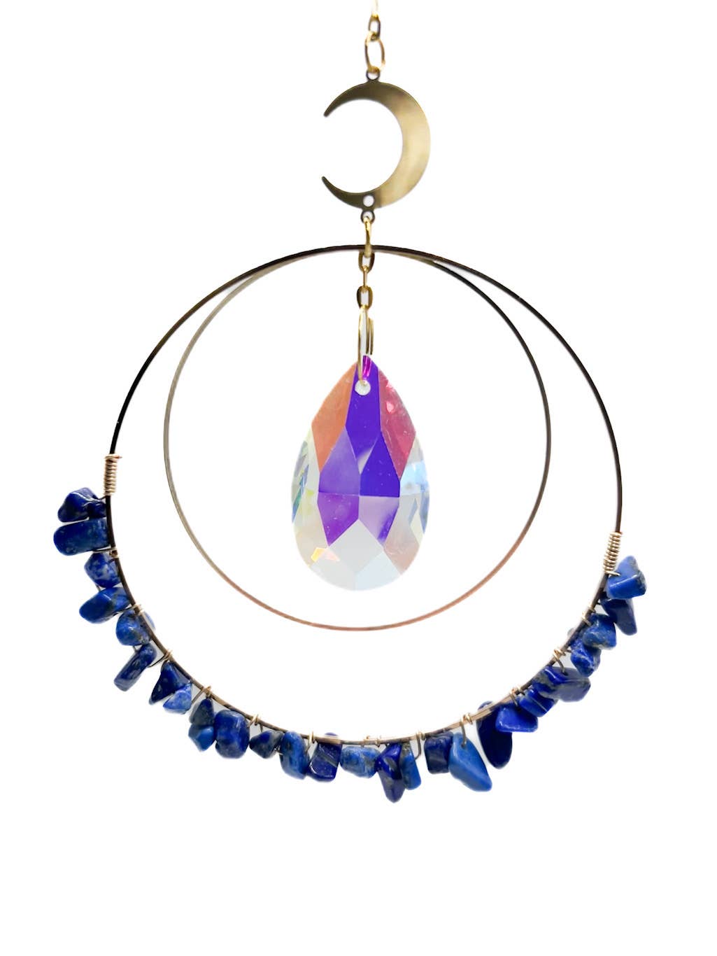 Chip Crystal Suncatcher: Amethyst