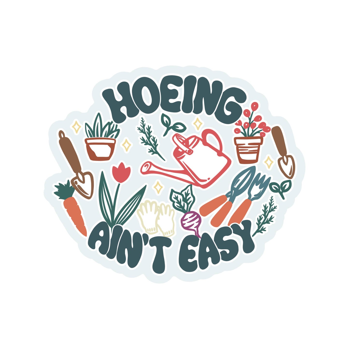 Gardening Plant Funny High Quality Vinyl Sticker