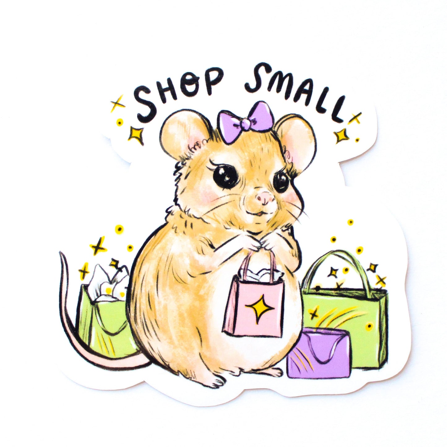 Shop Small Mouse Vinyl Sticker