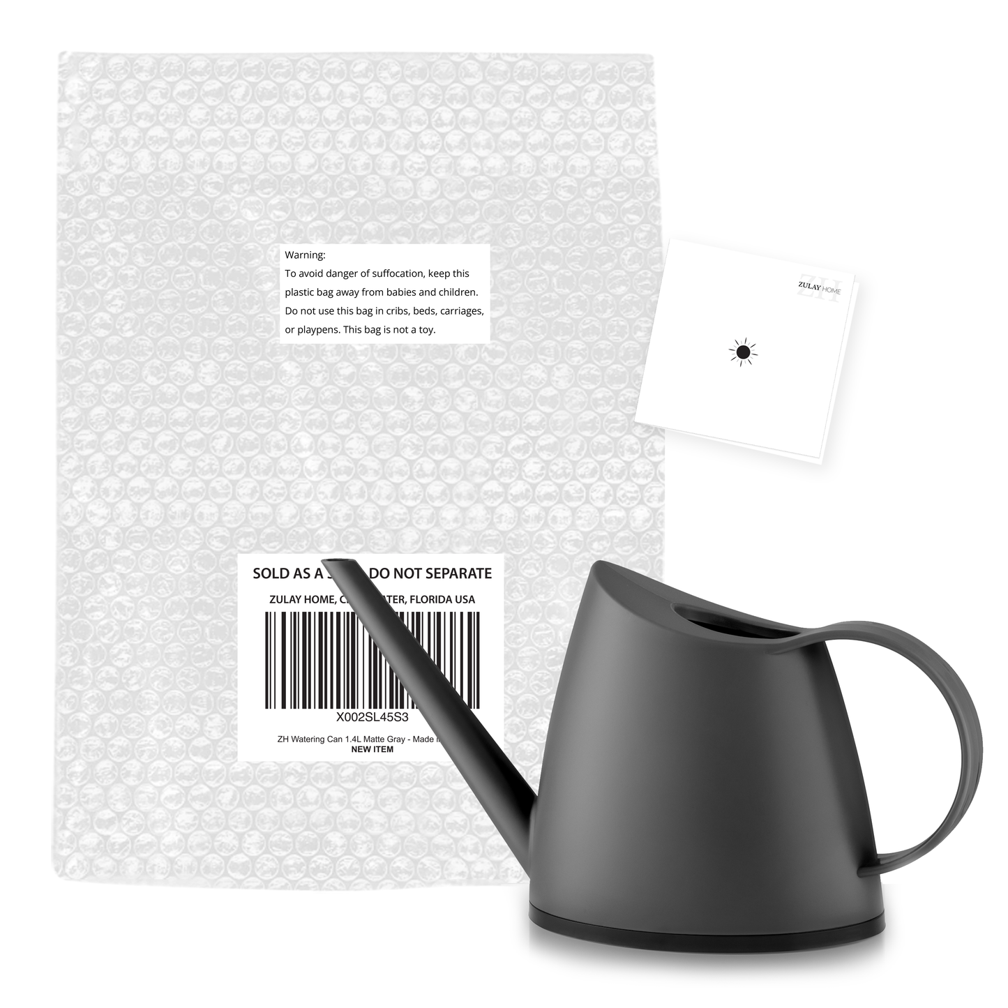 Translucent Watering Can 1.4L: Pink