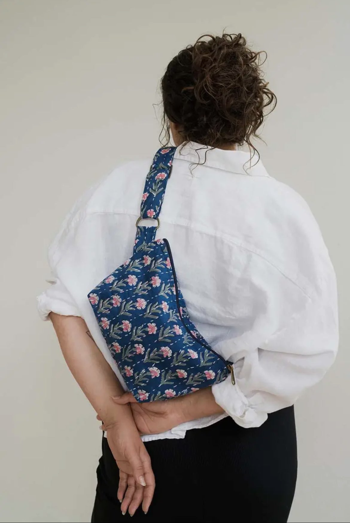 Kantha Crossbody Sling Bag