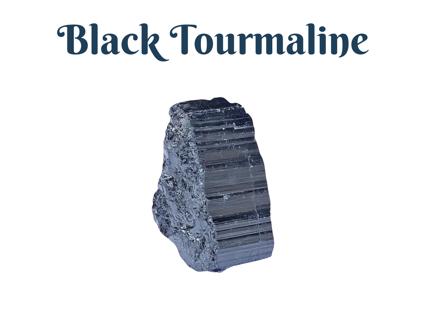 Rough Natural Black Tourmaline Crystals