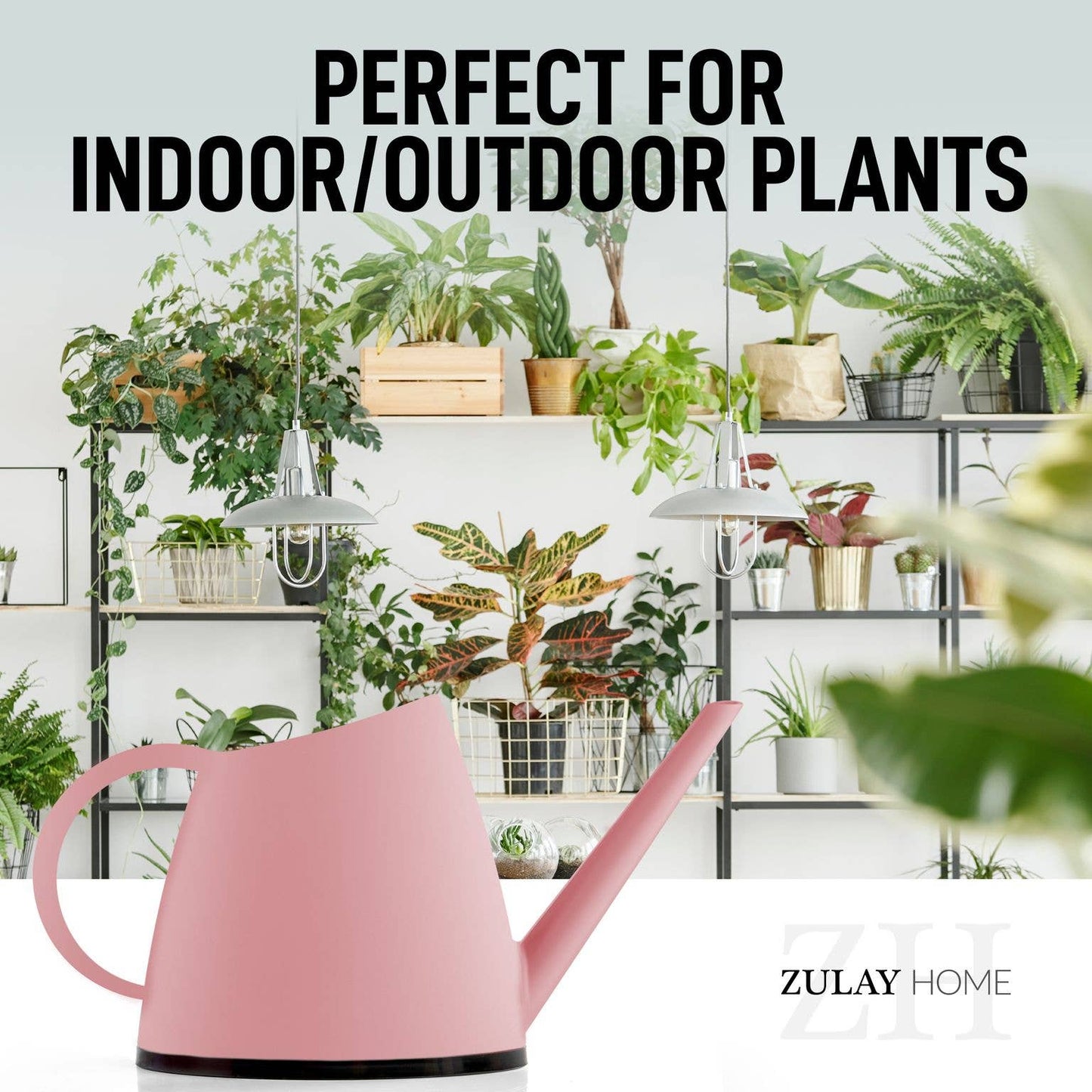 Translucent Watering Can 1.4L: Pink