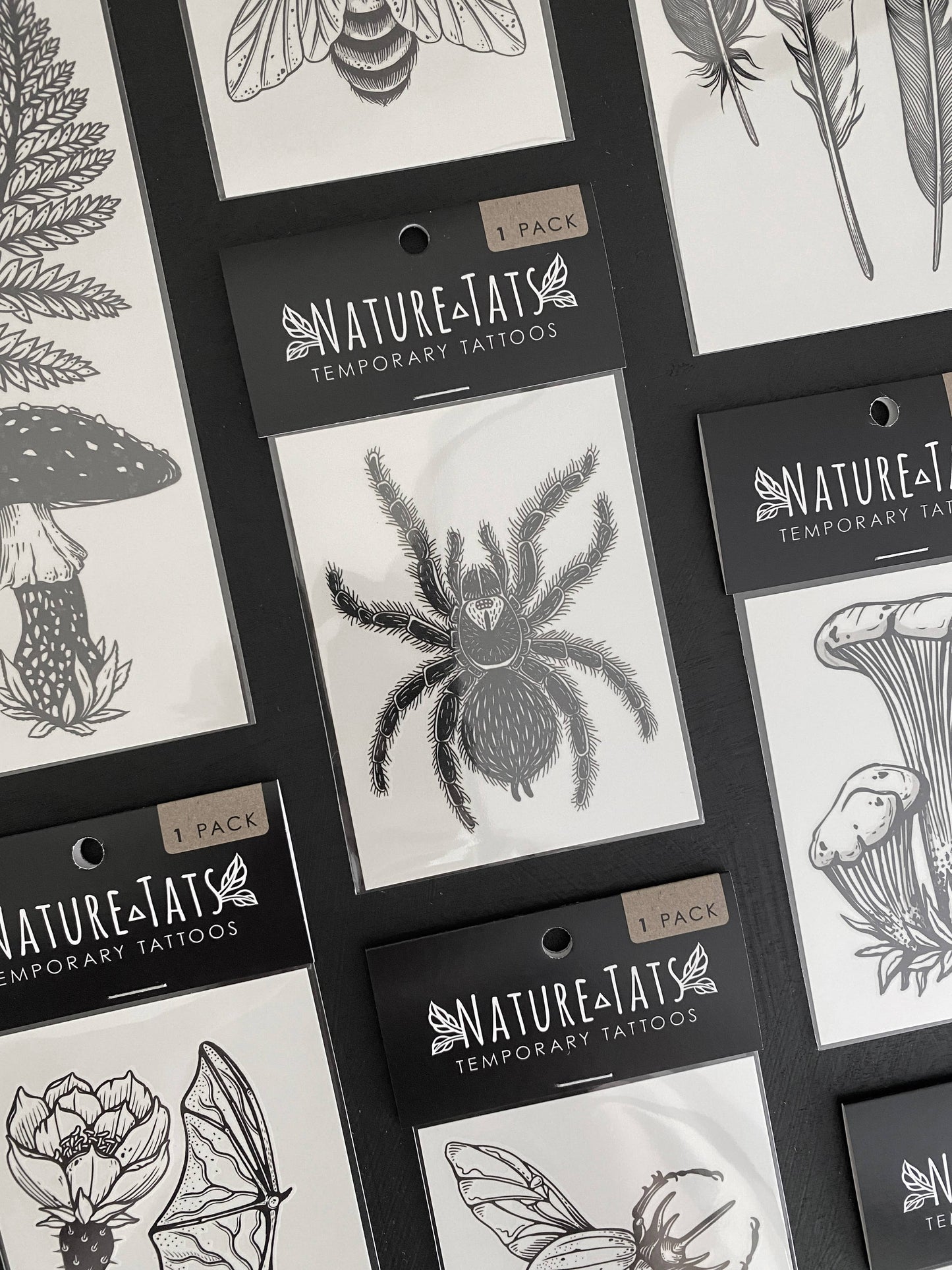 Tarantula Temporary Tattoo: 1-Pack