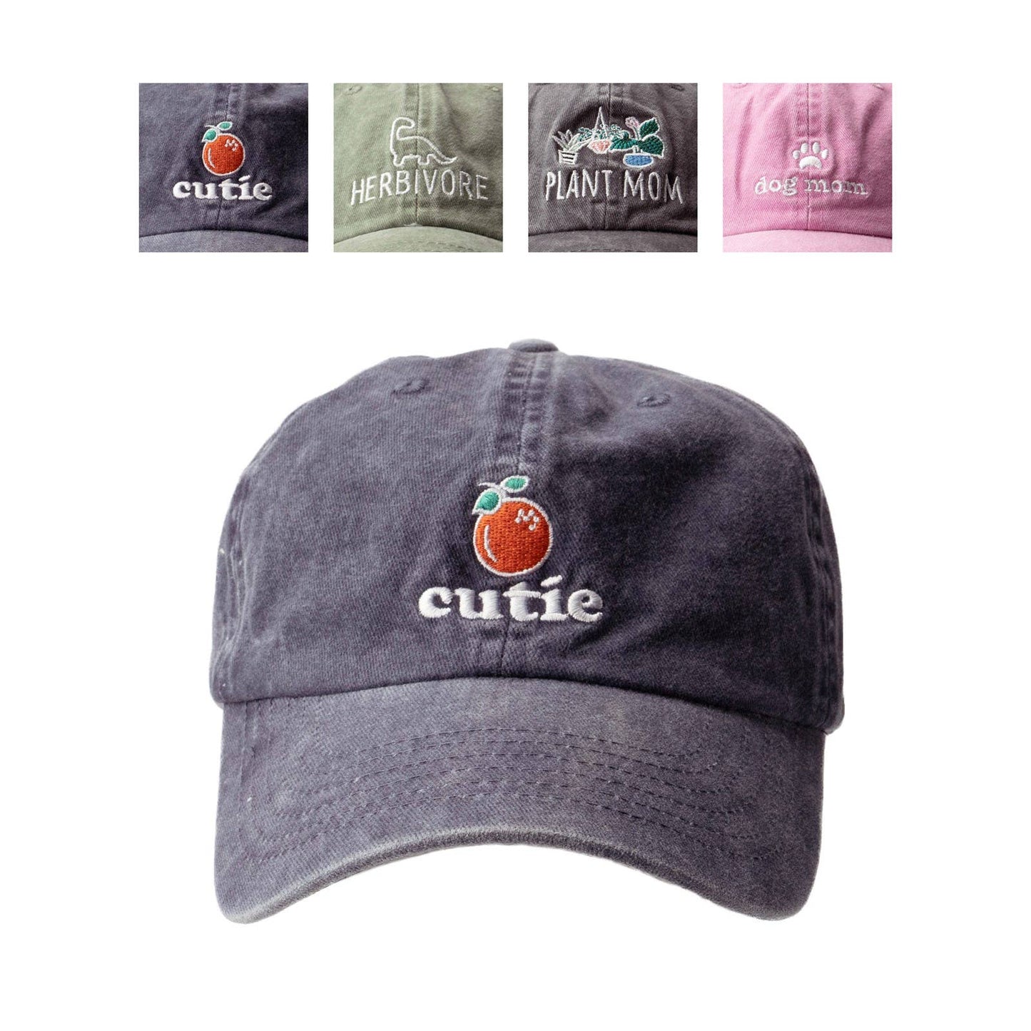 Embroidered Hat Herbivore