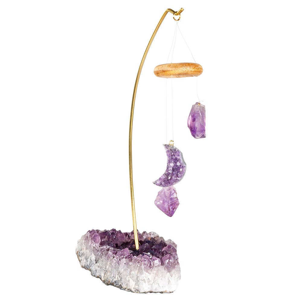 2 AMETHSYT 1 MOON DESKTOP CHIM DESKTOP CHIME