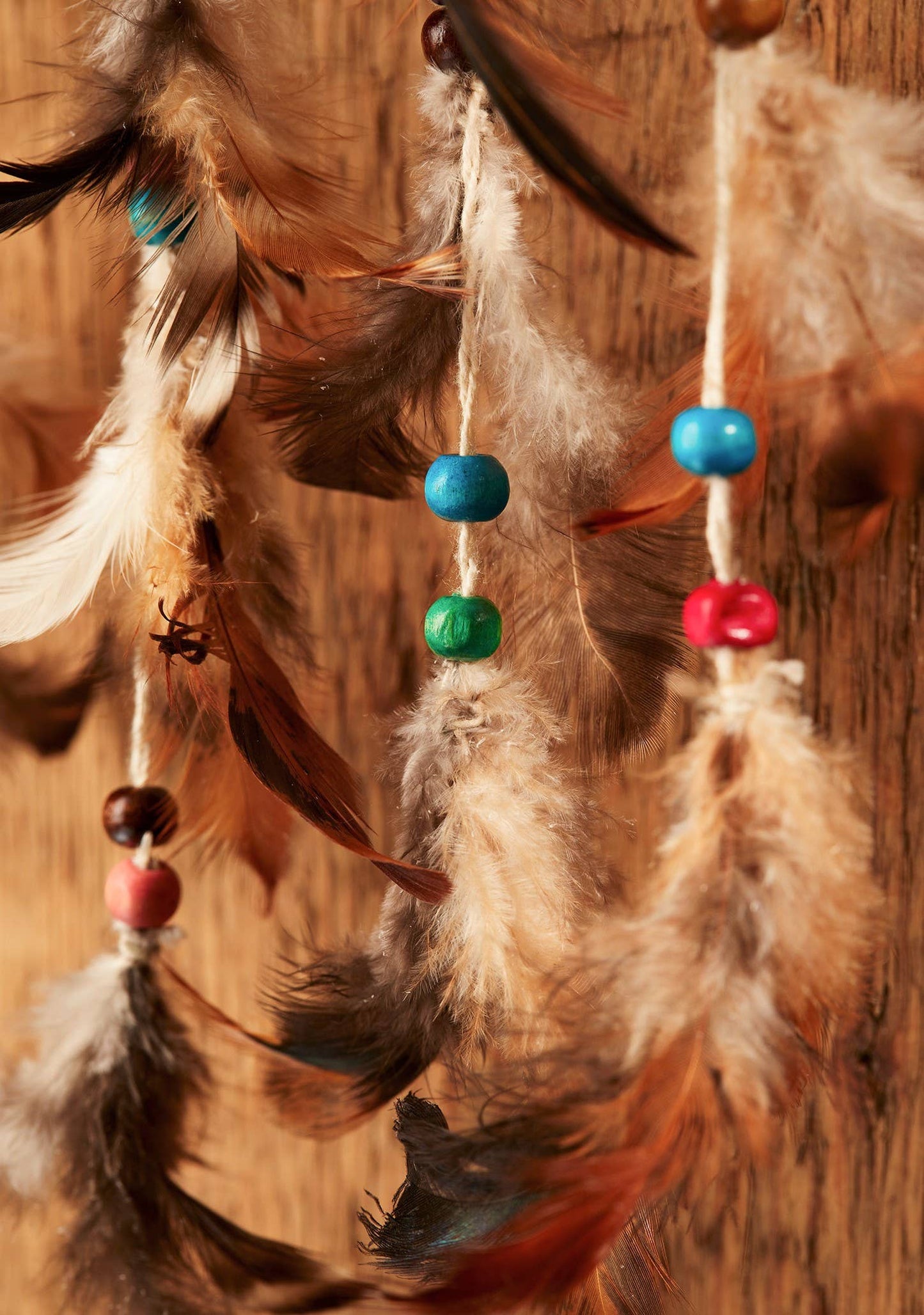 Natural Hemp Double Ring Dreamcatcher