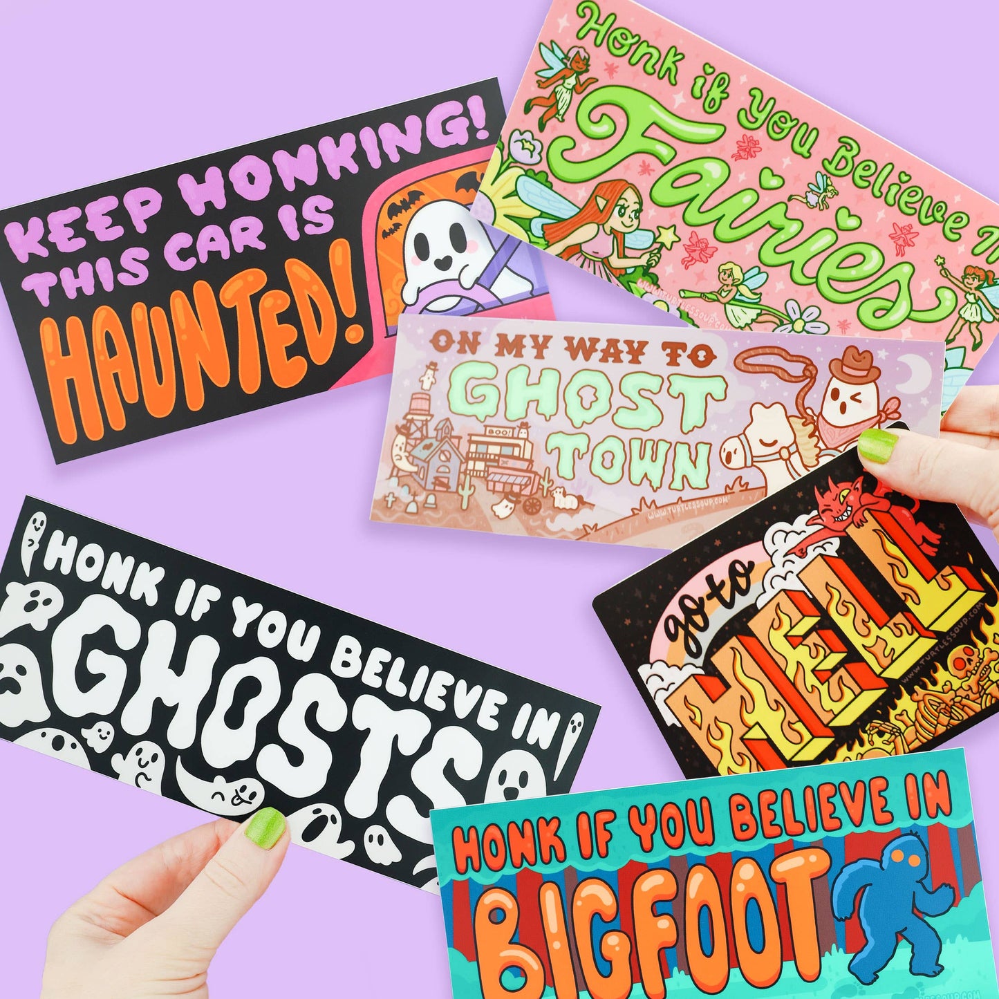 Believe In Ghosts Car Decal Halloween Vinyl Bumper Sticker