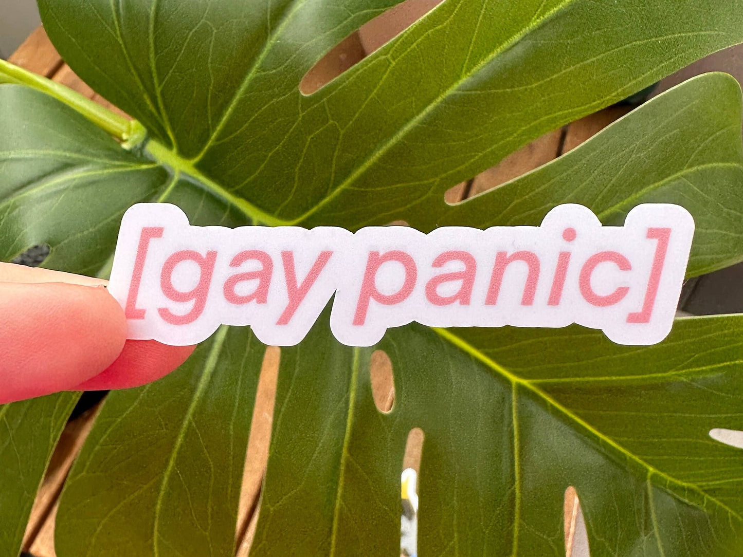 Gay Panic Sticker, Heart Stopper TV Show, Funny LGBTQ+