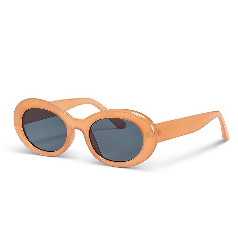 Oval Frame Sunglasses-3 Assorted-5.75"W