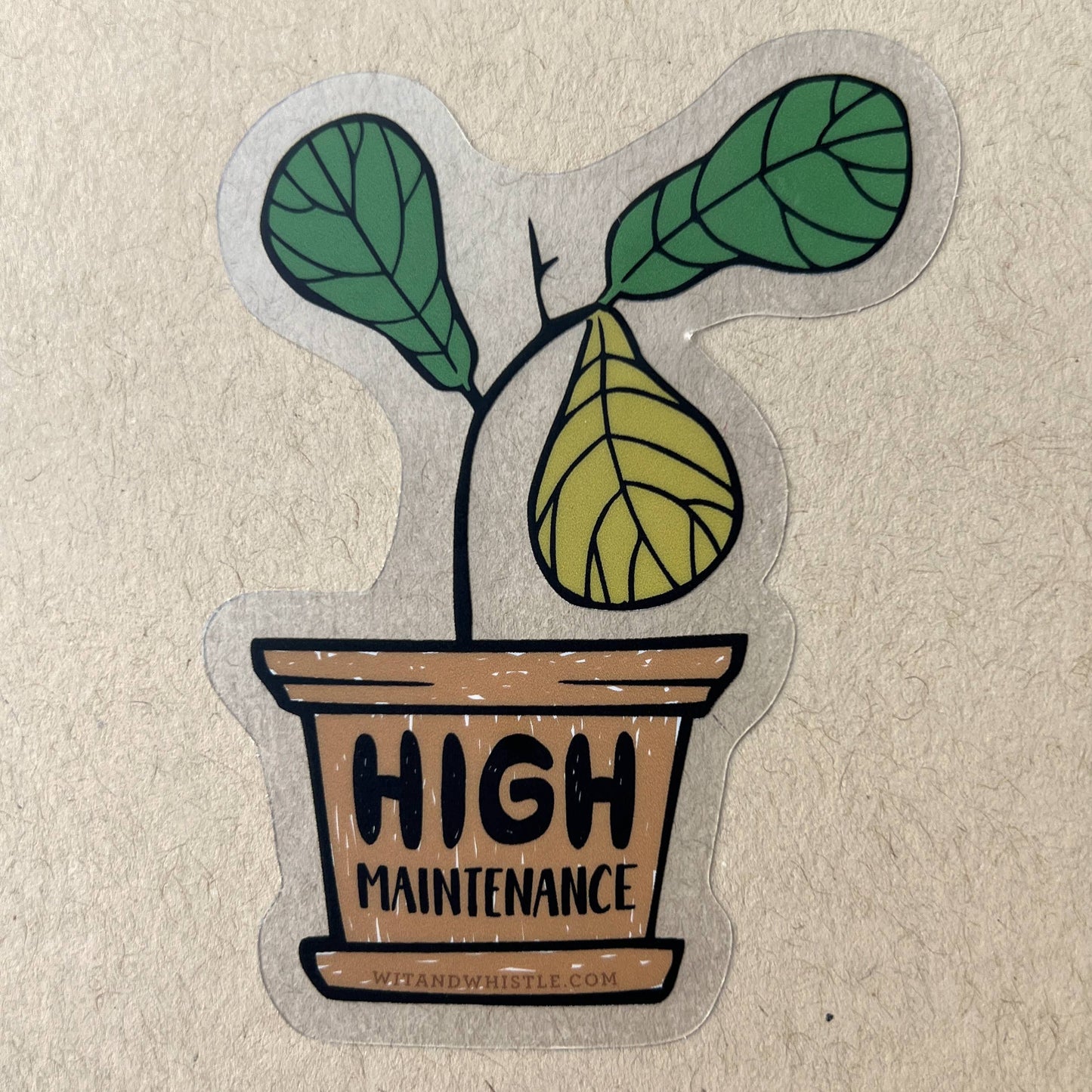 Sticker - High Maintenance