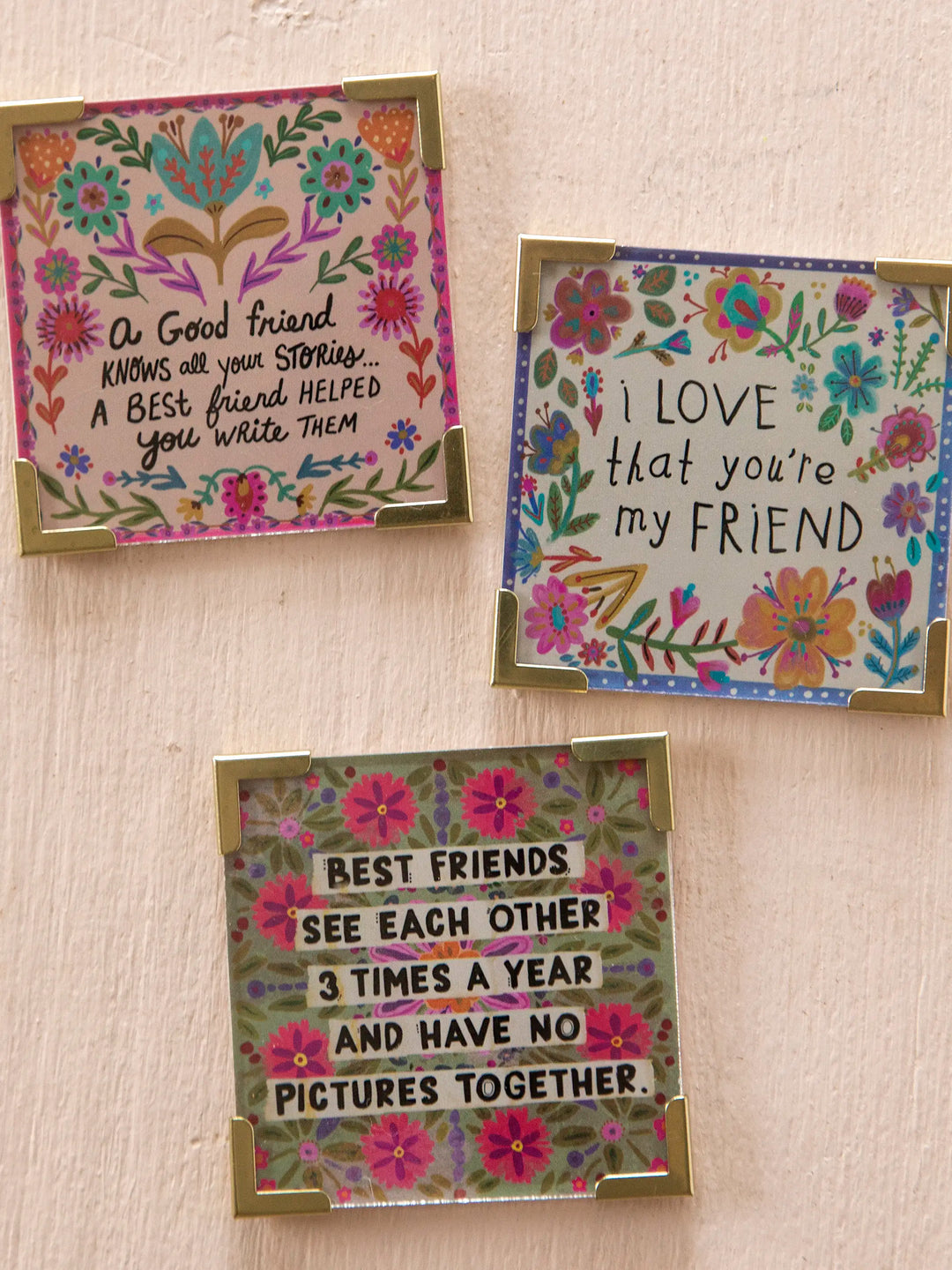 Corner Magnet- Best Friends