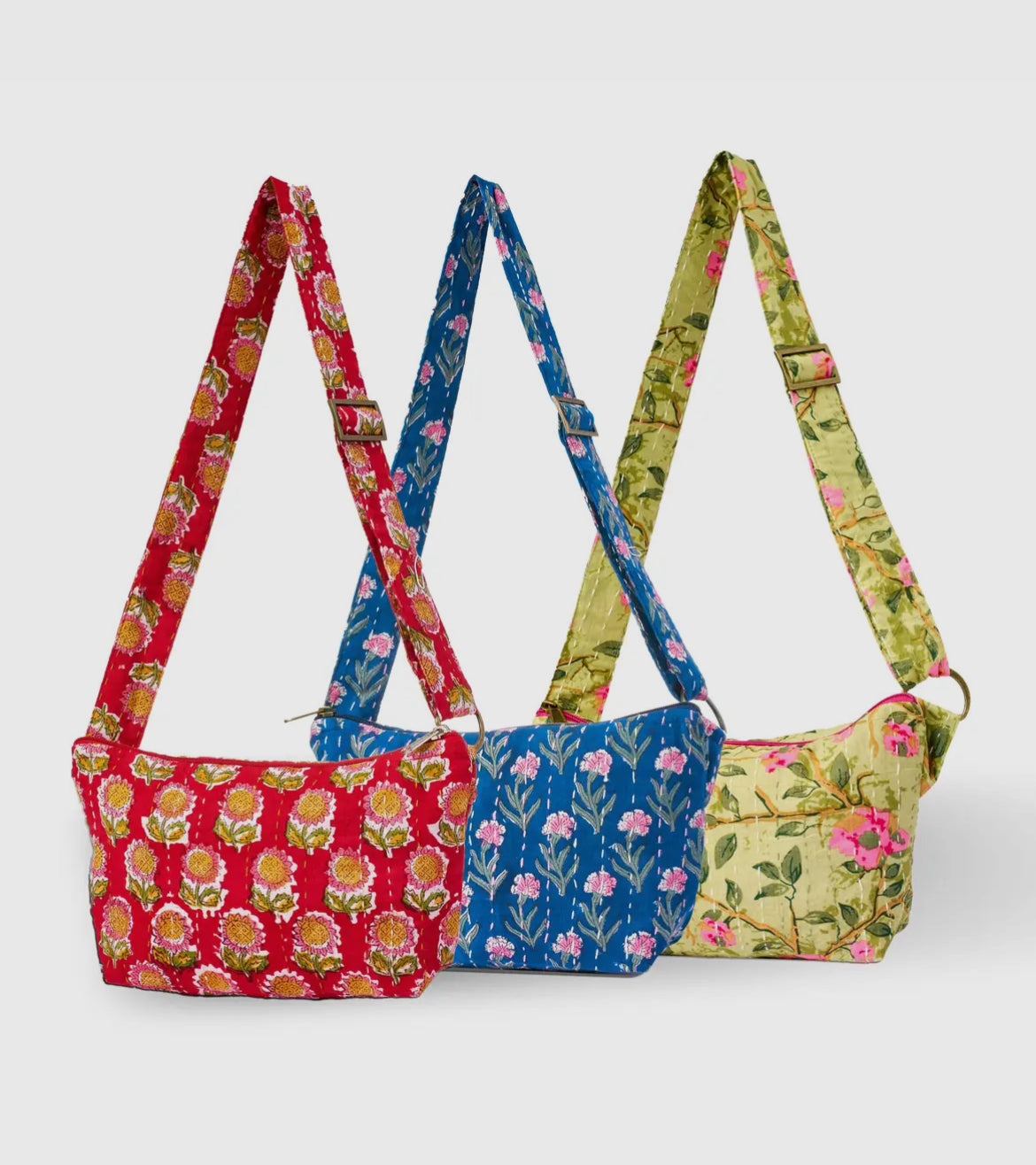 Kantha Crossbody Sling Bag