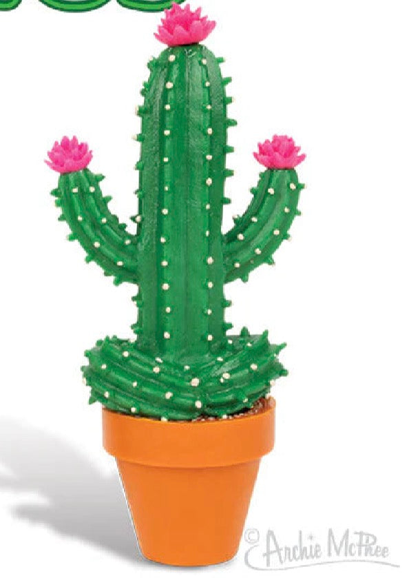 Meditating Cactus Figurine
