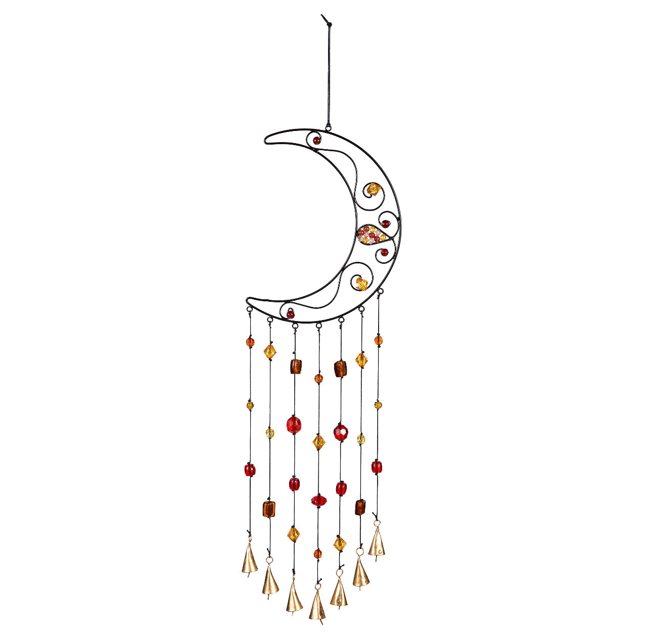 Moon Beaded Windchime