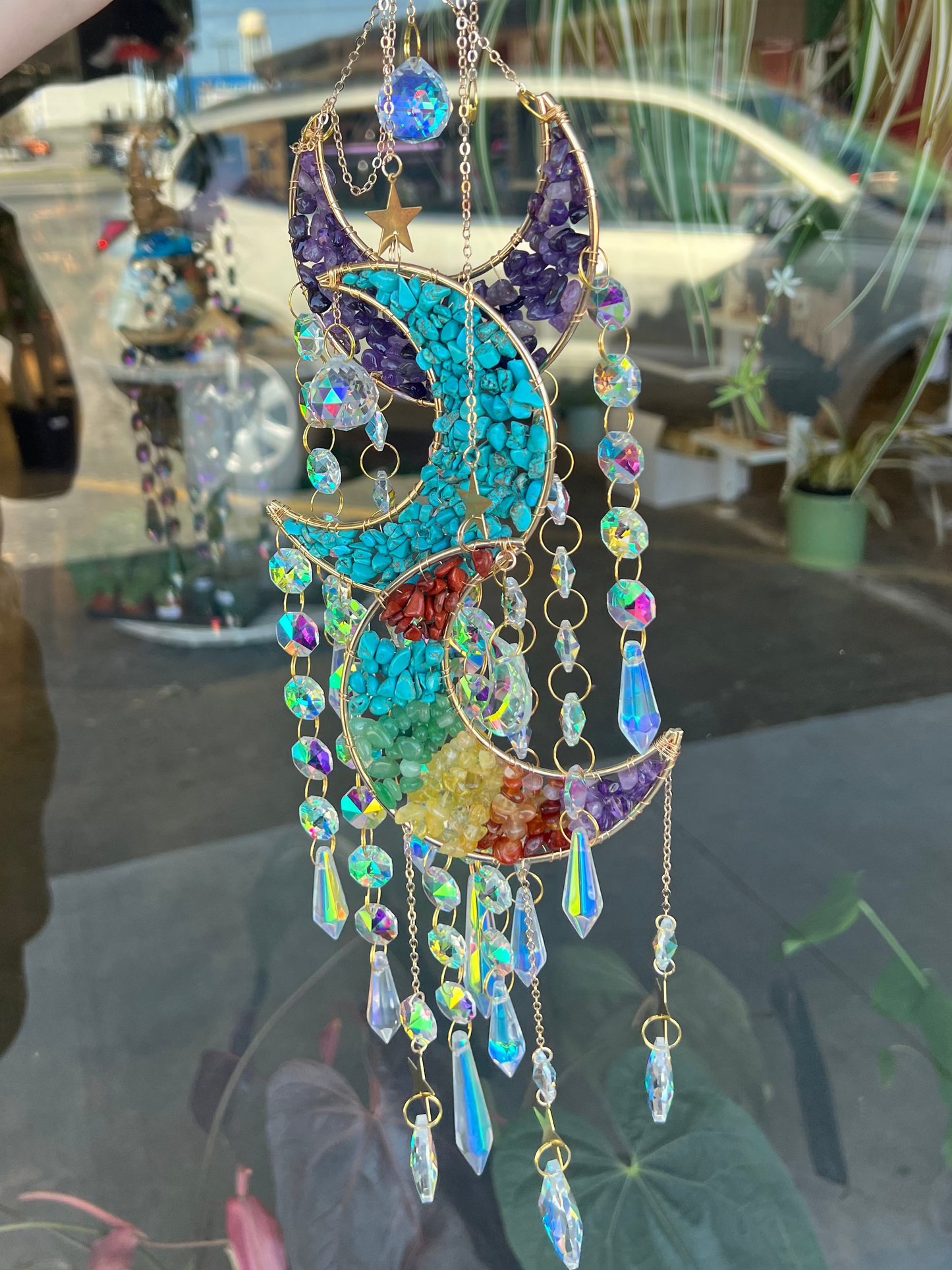 Crystal Moon Sun Catcher