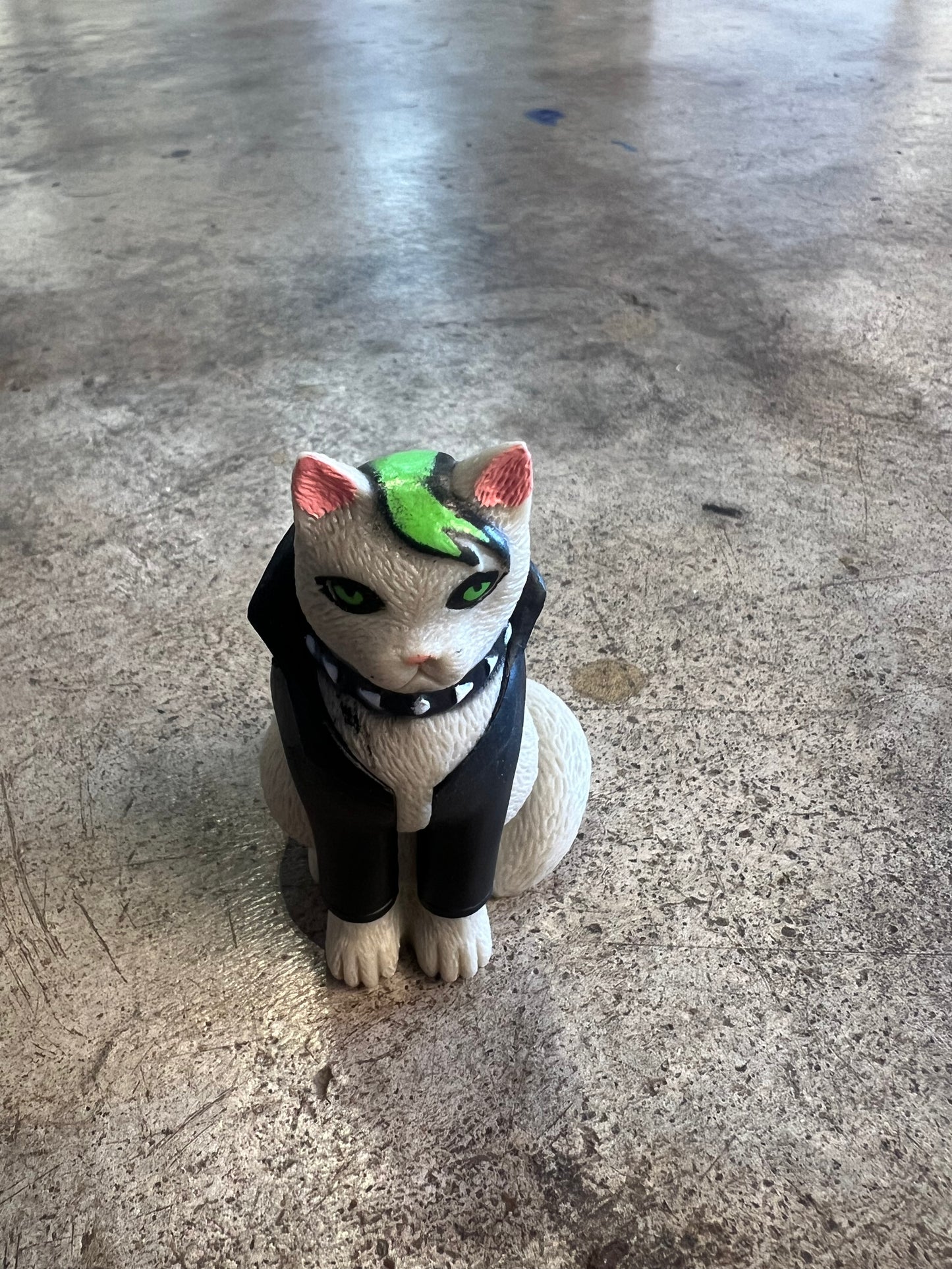 Goth Cat Figurine