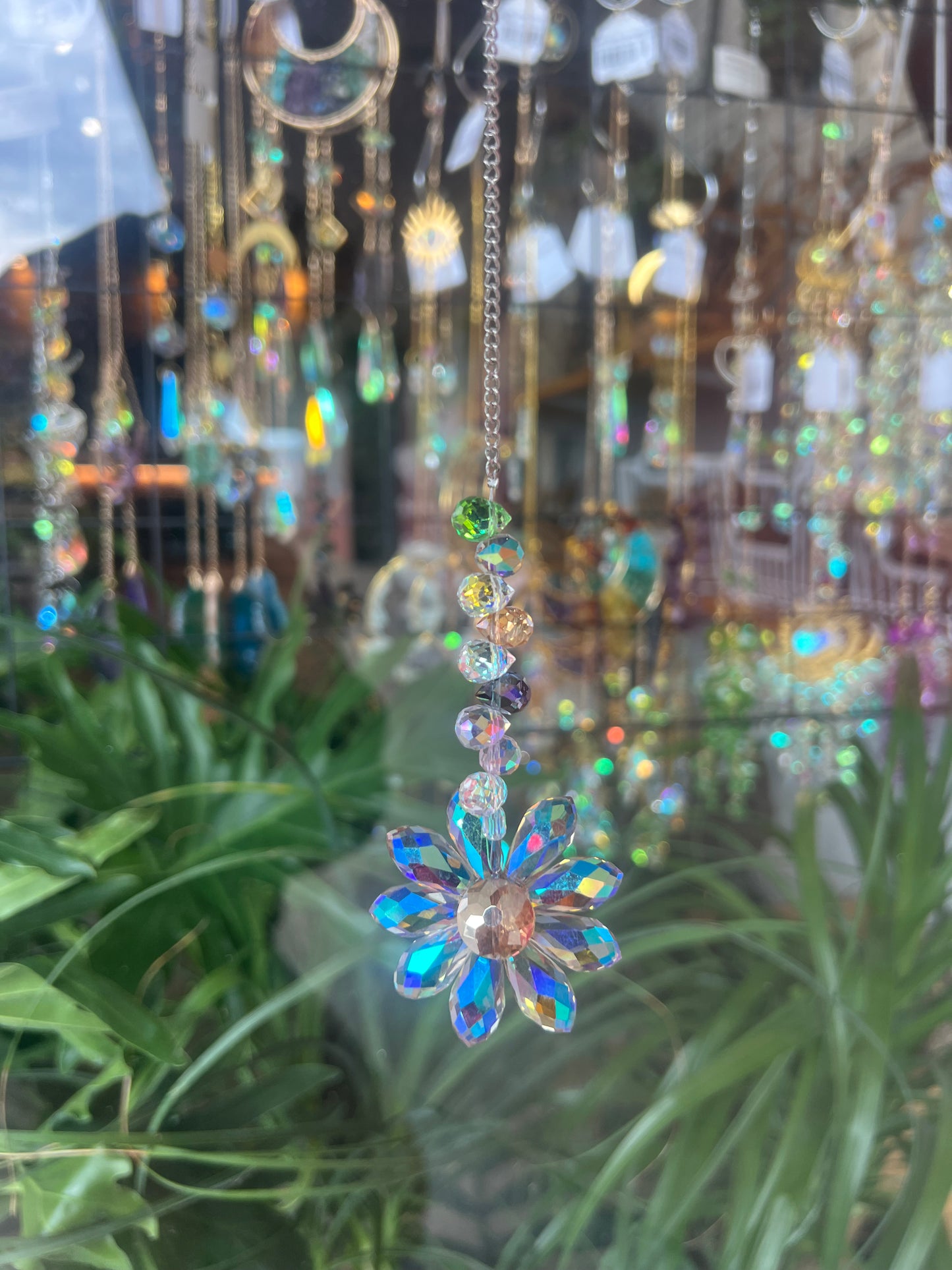 Small Flower Crystal Suncatcher