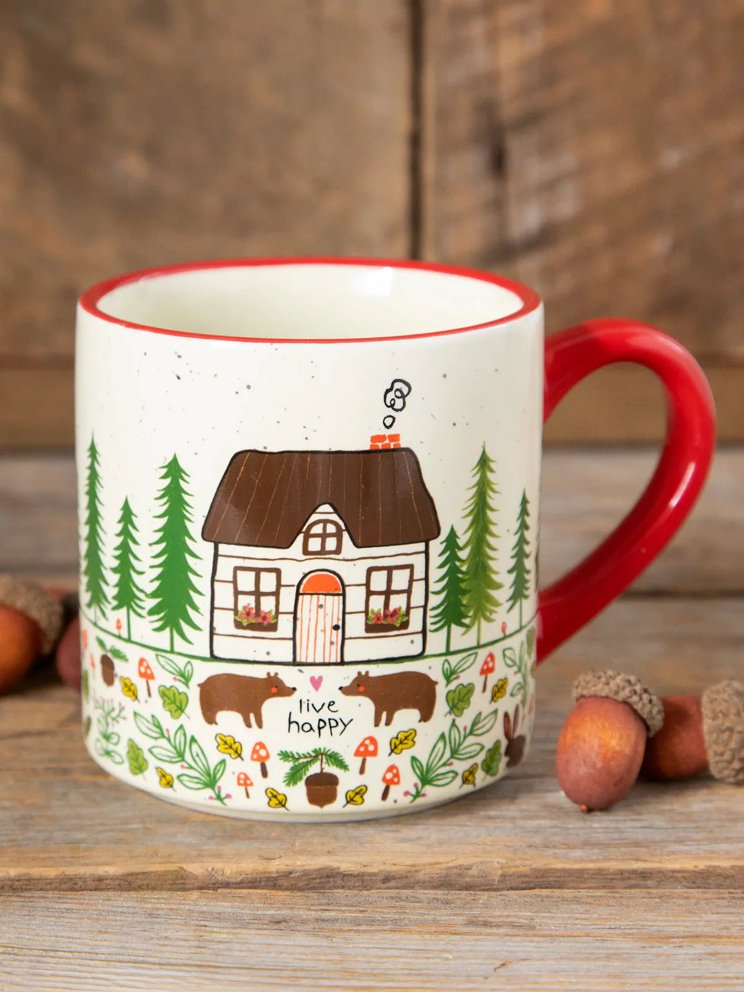 Bungalow Mug- Happy Cottage