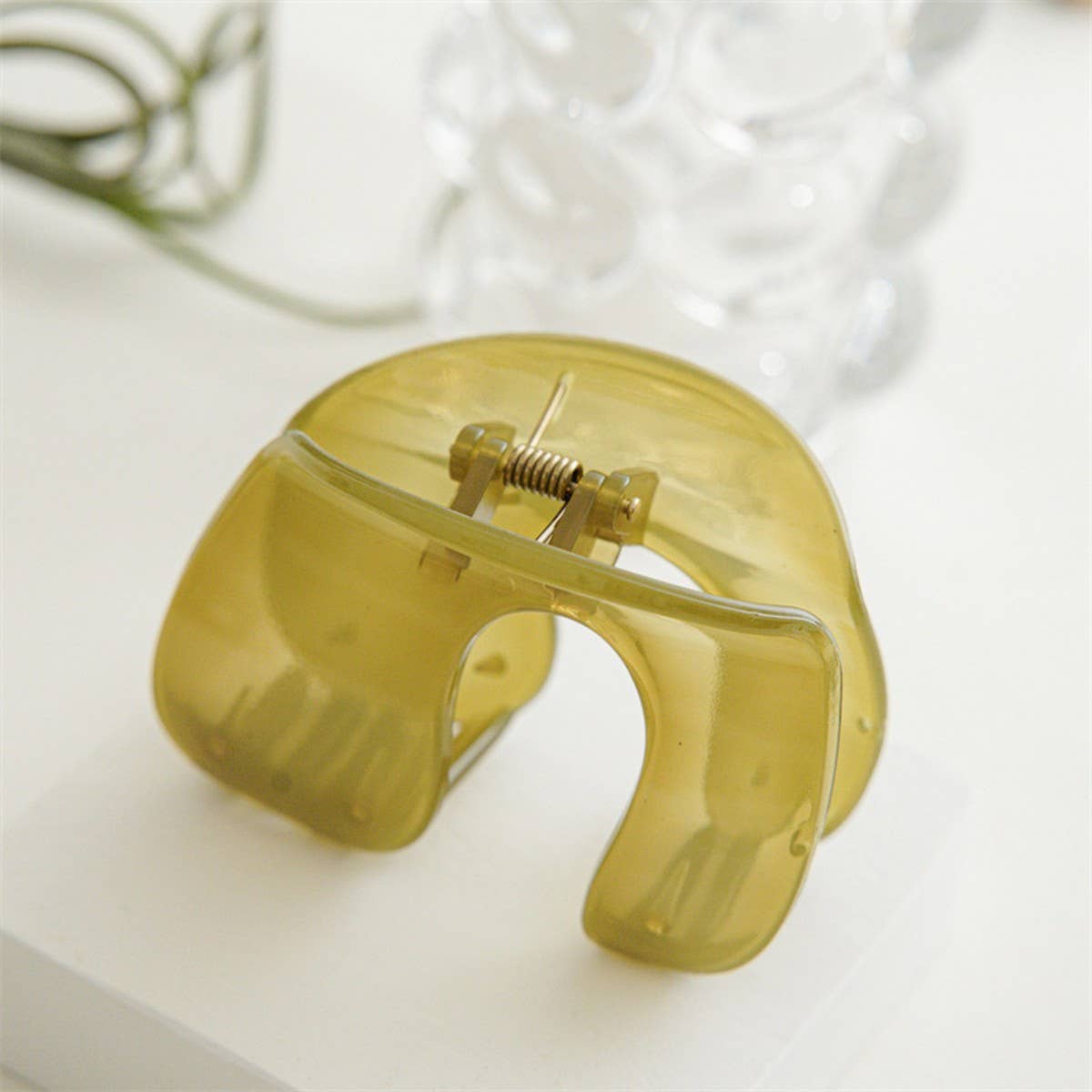 Hair Claw Clip Elegant Minimalist Design_CWAHA1960: Brown / (OS) 1