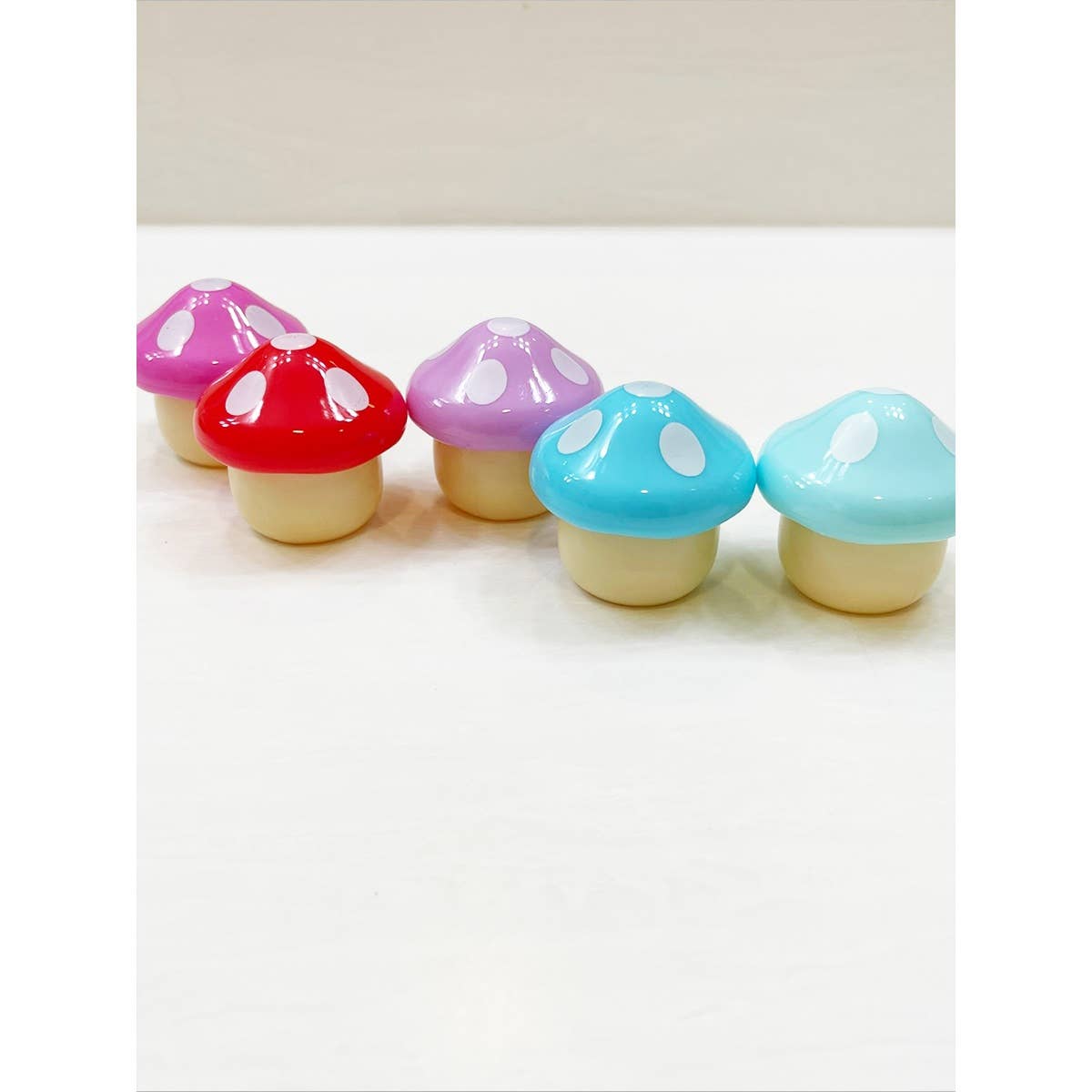 Cute Mushroom Lip Balm: MIX COLOR / ONE