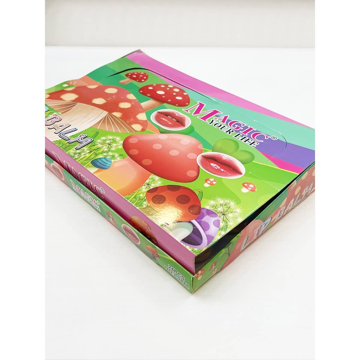 Cute Mushroom Lip Balm: MIX COLOR / ONE