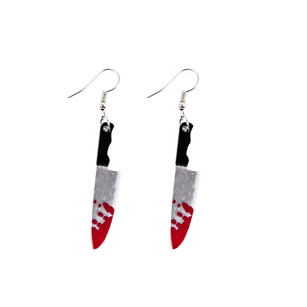 DARK HALLOWEEN FUNNY CREATIVE BAT EARRINGS_CWAJE1843: Black / (OS) 3