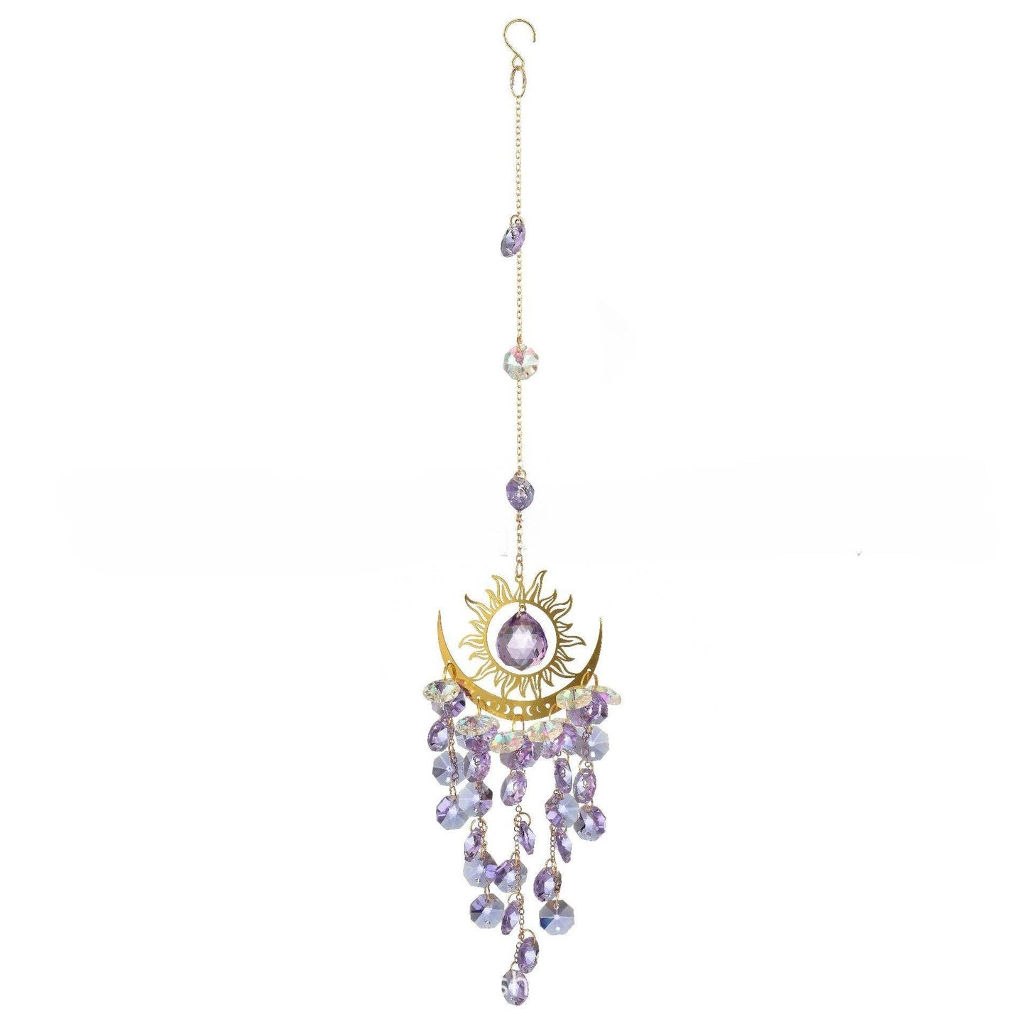 Sun Moon Colorful Crystal Hangings DP25A912