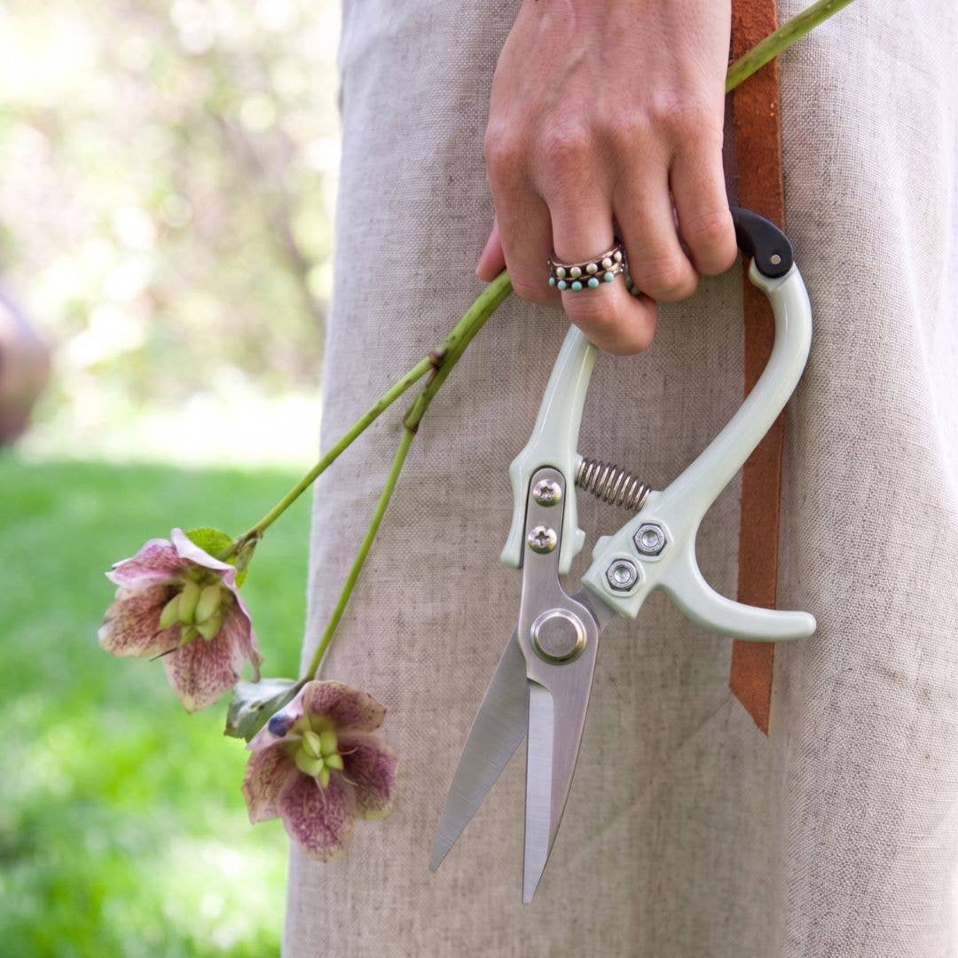 TFD Stainless Steel Garden Pruning Shears – Sage Green