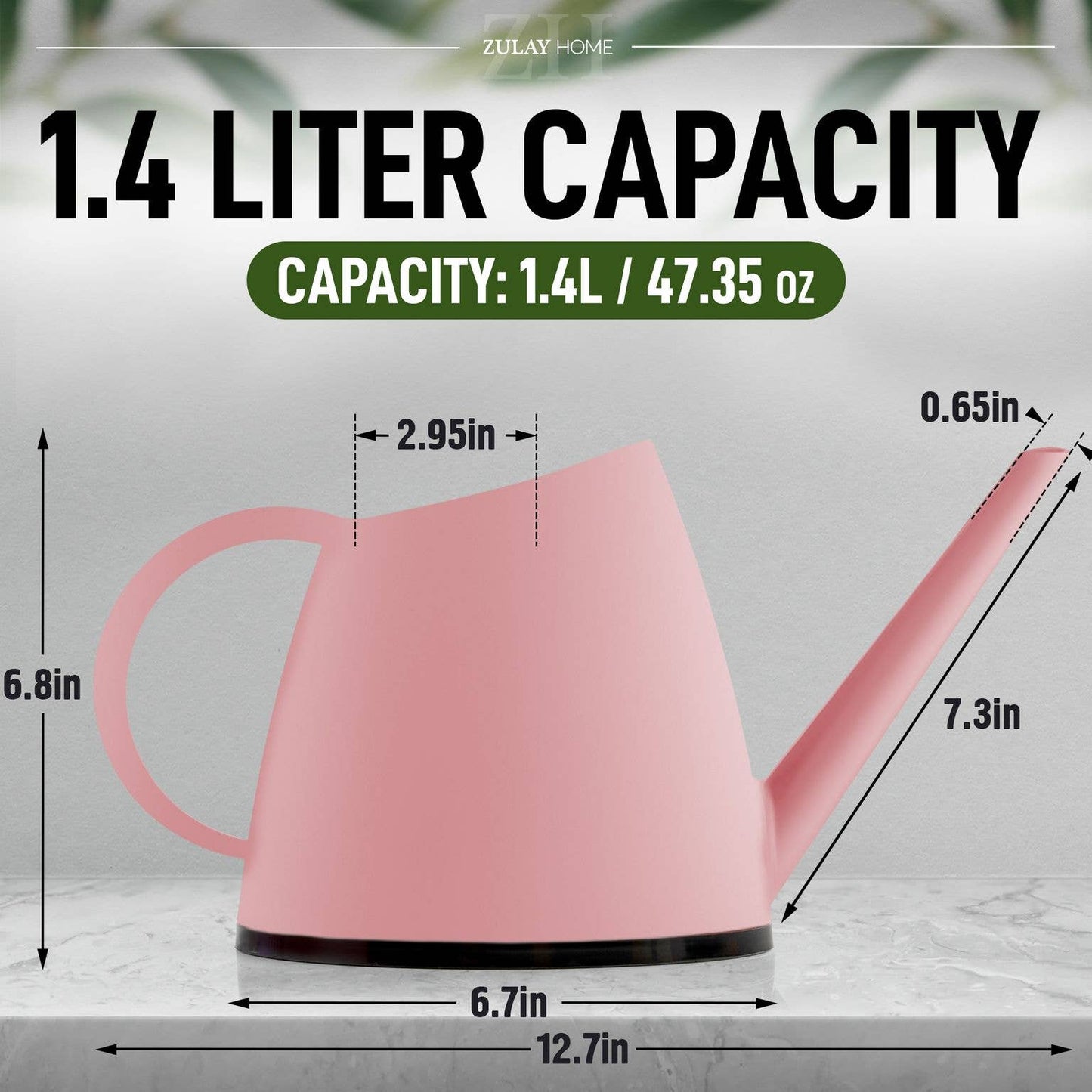 Translucent Watering Can 1.4L: Pink