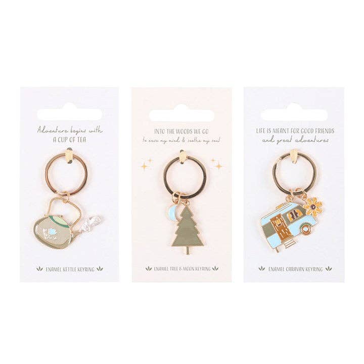 Home on the Road Camping Keyrings