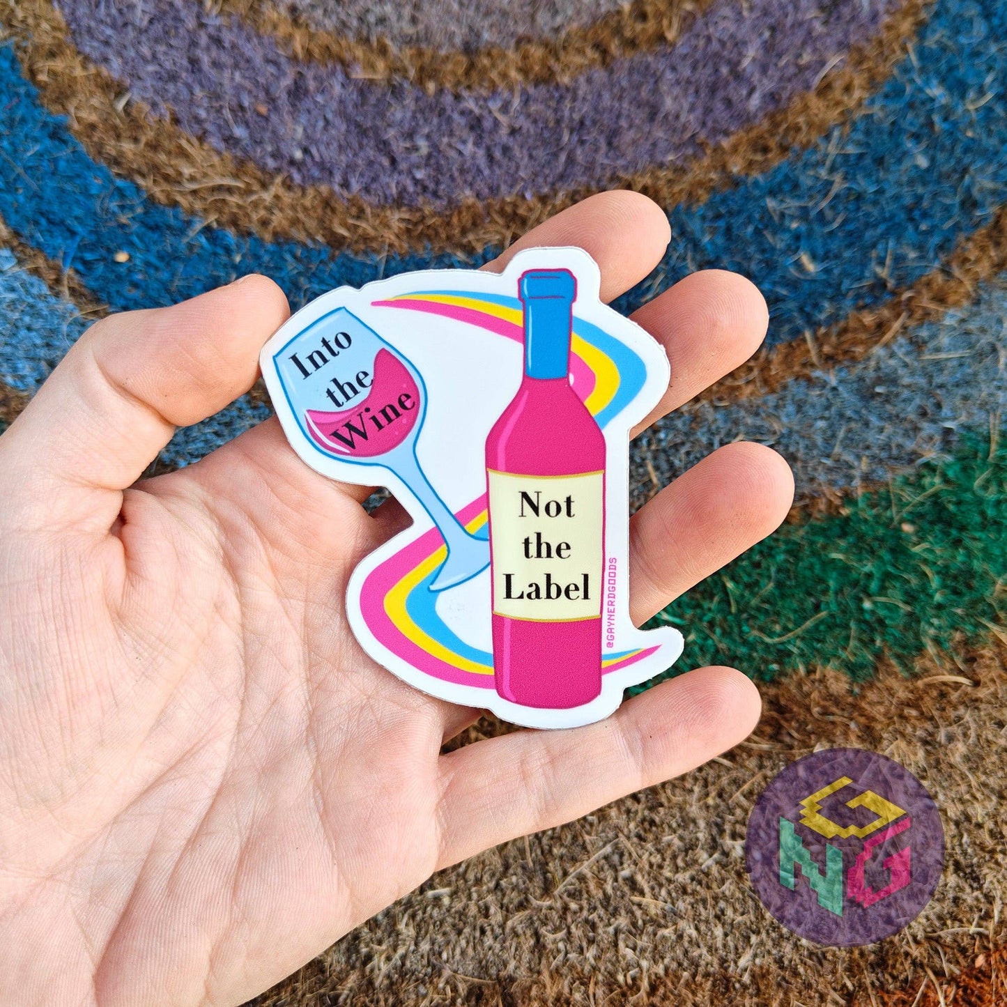 Into the Wine Sticker