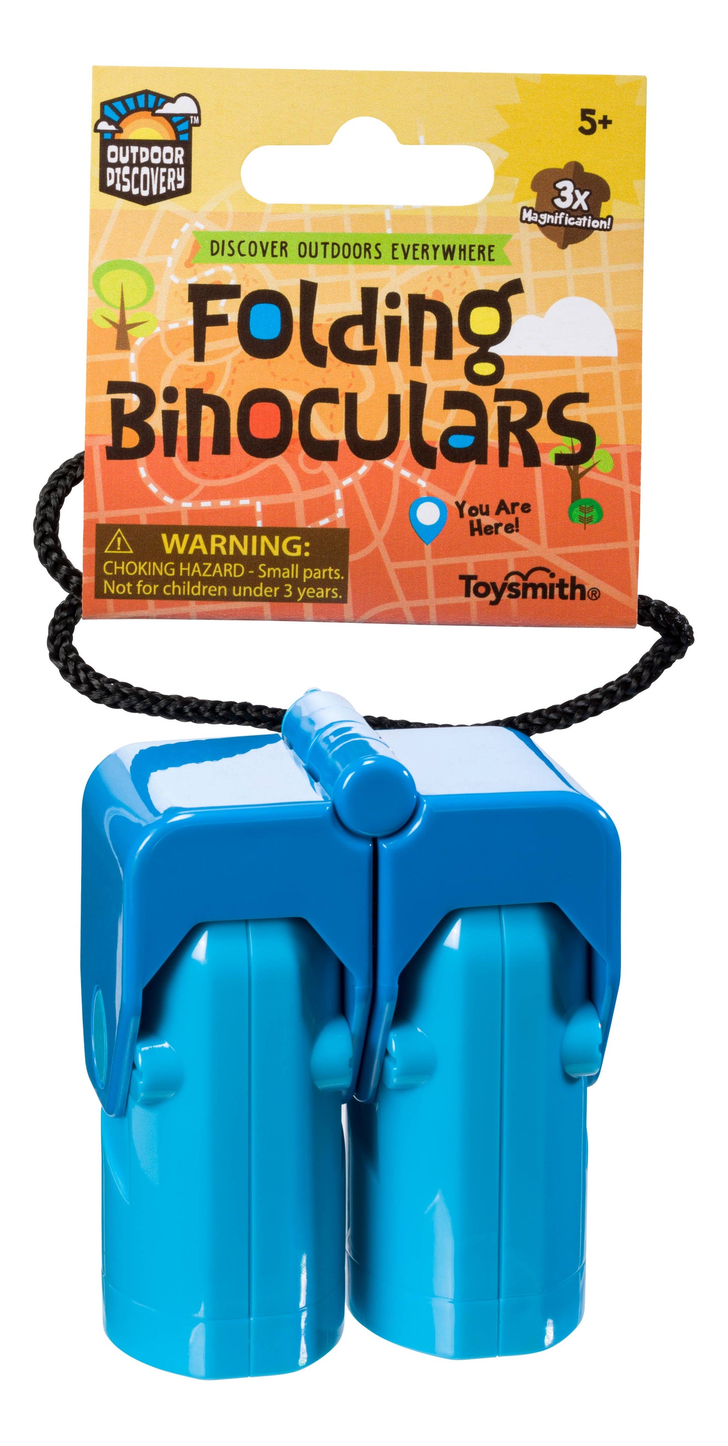 Outdoor Discovery Folding Binoculars, Assorted Colors