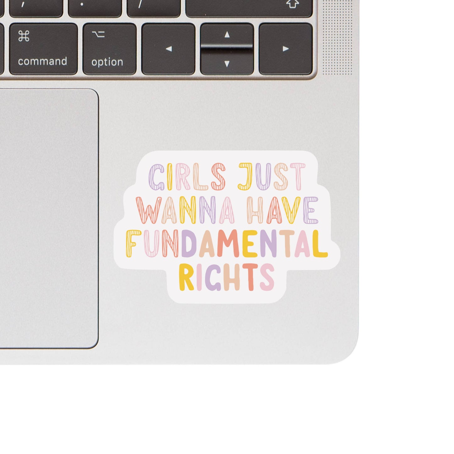 Just Wanna Have Fundamental Rights Vinyl Sticker