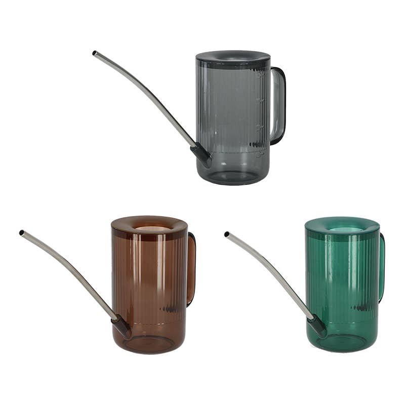 Ribbed Watering Can, 3 Asst. Colors