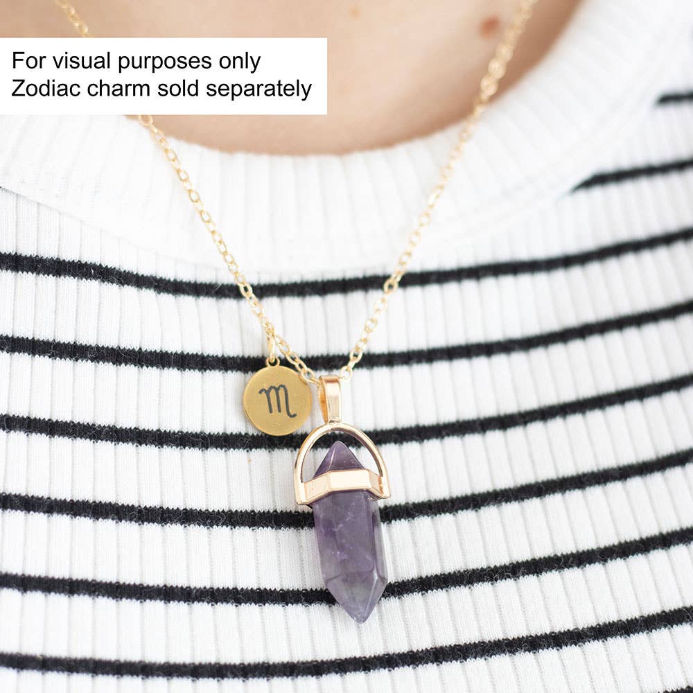 Lapis Lazuli Crystal Pendant Necklace