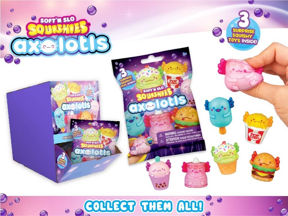 Soft’n Slo Squishies™ Axolotl Blind Bags