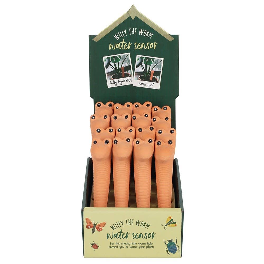 Willy the Worm Plant Water Sensor