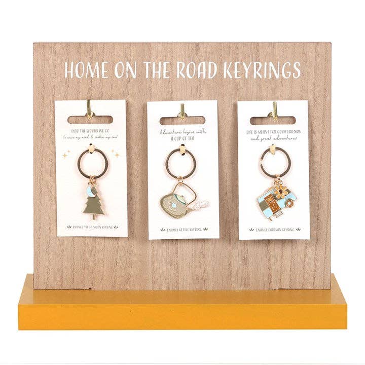Home on the Road Camping Keyrings