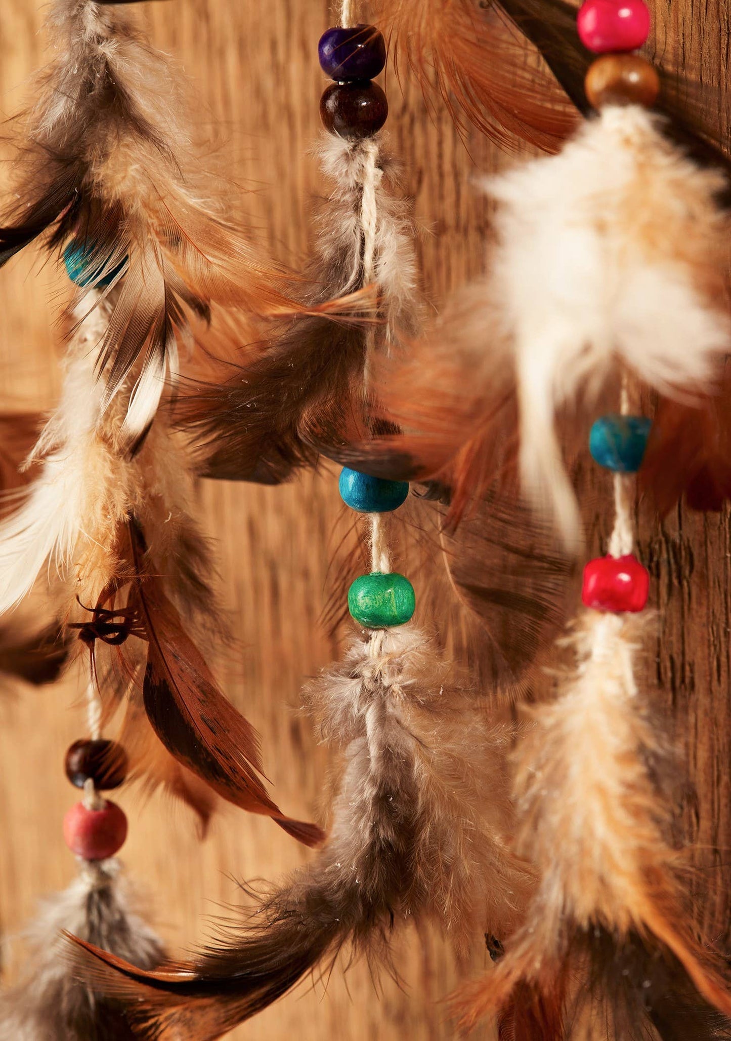 Natural Hemp Double Ring Dreamcatcher